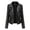 Black, variant on Womens Coats and Jackets Leisure Loose Fit Zip-Up Outerwear Jackets Fashion Solid Color Long Sleeve Coat