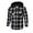 Black, variant on Orange Shirt Men Spring Men's Fashion Casual Hooded Woolen Flannel Plaid Shirt Coat Funny Fathers Day Shirts Mens Shirts Casual Stylish 3Xl