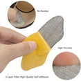 thumbnail image 2 of 4Pairs Heel Grips Liner Cushions Inserts for Loose Shoes,Heel Pads for Shoe Too Big Men Women,Shoe Fit Fillers,Prevent Heel Slip and Blister(RosyBrownBlack Foam, 6Pairs), 2 of 6