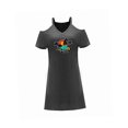 thumbnail image 4 of Vestido de verano con hombros descubiertos para mujer, vestido de recuerdo para ir de compras y citas M, 4 of 7