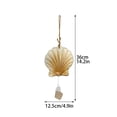 thumbnail image 2 of YIDEDE Hot Melt Glass Shell Starfish Pendant Ocean Wind Chime Pendant Home Decoration, 2 of 11