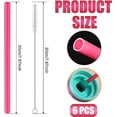 thumbnail image 2 of Hebalg 6pcs Replacement Straws for Owala FreeSip 24oz 32oz, Reusable Plastic Straws with Cleaning Brush for Owala Insulated Water Bottle 24 oz 32 oz and Flip 25 oz, Tumbler Accessories (Colorful), 2 of 7