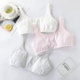 thumbnail image 1 of New girl bra development period cotton cartoon beginner small vest-style underwear without steel ring braGrayone size He Qiyong unisex, 1 of 1