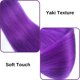 thumbnail image 4 of Cabello trenzado Leticia, morado, preestirado, 66 cm, 4 of 8