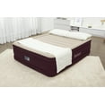 Bestway® Maroon Tritech Airbed Queen 20" with Builtin AC Pump