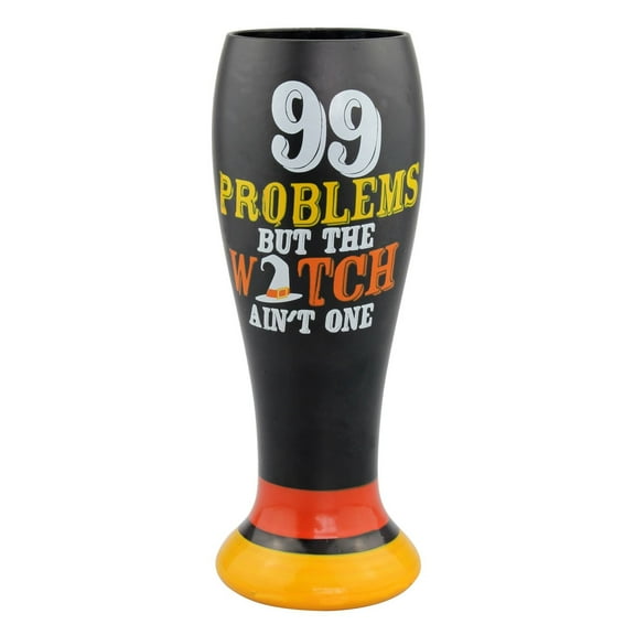 Top Shelf 99 Problems But The Witch Aint One Pilsner Glass
