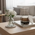thumbnail image 4 of 8 Pcs Drink Coasters with Holder, 4 Colors Absorbent Coasters, Minimalist Cotton Woven Coaster Set for Living Room Decor, Tabletop Protection Suitable for Kinds of Cups, 4.3 Inches(Grey,4.3x4.3"), 4 of 8