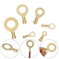 thumbnail image 4 of 150PCS Brass Crimp Ring Terminals Kit Cable Wire Connectors Spade Electrical Set, 4 of 9