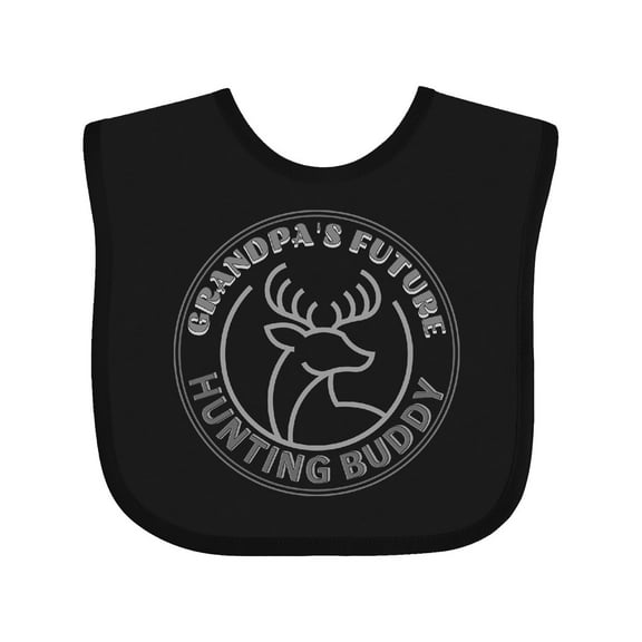 Inktastic Grandpa Future Hunting Buddy Deer Boys Baby Bib