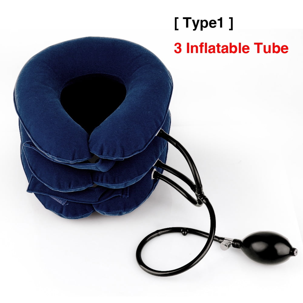 Totoro Hero   Inflatable Neck Tractor Relaxation Pillow Travel Soft Cervical Vertebra Traction Neck Relief Posture Correction Stretching Brace