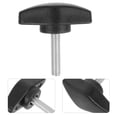 thumbnail image 1 of Raindrops 10Pcs T Handle Thumb Screws Black for Easy and Precise Screw Adjustment with Ergonomic Design, 1 of 7