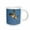 White, variant on 3drose, Usa, Kansas. Hawk Taking Off, 11oz Mug