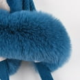 thumbnail image 5 of Jamicy Winter Hat for Women Pompom Beanie Hat Earflap Hat Crochet Knit Hat Fluffy Warm Faux Fur Skull Cap Outdoor Ski Cap, 5 of 7