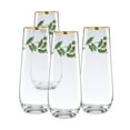 thumbnail image 2 of Lenox 889237 Holiday 4-Piece Stemless Wine Glasses, 2 of 2