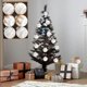thumbnail image 3 of Decoraciones de Árbol de Navidad Bola de Navidad de Hilo de Seda 8cm Juego Blanco de 6 Decoraciones de Navidad de Guirnalda para el Centro Comercial de la Ventana de la Corona Del Árbol, 3 of 6