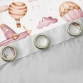 thumbnail image 4 of Homewish Pink Airplane Black Out Curtains,Cartoon Aircraft Curtains Pack of 2 (42x63 Each),Vintage Hot Air Balloon Bedroom Curtains For Girl Kids,Microfiber Bedroom Decor, 4 of 6