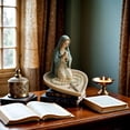 thumbnail image 5 of QHUDLV Virgin Mary Rosary Holder,Elegant Our Lady Prayer Rosary Box Religious Gift Catholic Gift, Mary and Heart Statue Tray for Prayer Beads,Bedroom Living Room Office Desktop Decoration, 5 of 9