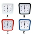 thumbnail image 4 of facefd Silent Alarm Clock Square Plastic Digital Non-Ticking Clock Portable Touching Snooze Clocks with Night Light for Blue, 4 of 9