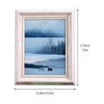 thumbnail image 3 of 4x6 Picture Frame Black Wood Displays 3.5x5 Photo Frame with Mat or 4x6 Inch Without Matted Shatter-Resistant Glass Table Top Display and Wall Mounting Photo Frame, 3 of 19