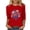 Red#03, variant on 3/4 Length Sleeve Womens Tops 2026 Summer Fashion Patriotic T-Shirts Red White and Blue Crewneck Causal Graphic Tee Plus Size Tunic Tops Watermelon Red,M