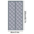 thumbnail image 3 of Jpxdew Winter Door Cover,31.6x81in Insulated Magnetic Curtain,Draft Blocker,Quilted Insulator for Home,RV, 3 of 9