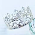 thumbnail image 2 of Decoración para tarta con corona de princesa para niños y niñas, decoración para tartas para bodas (plata) Sincero  Hogar, 2 of 5