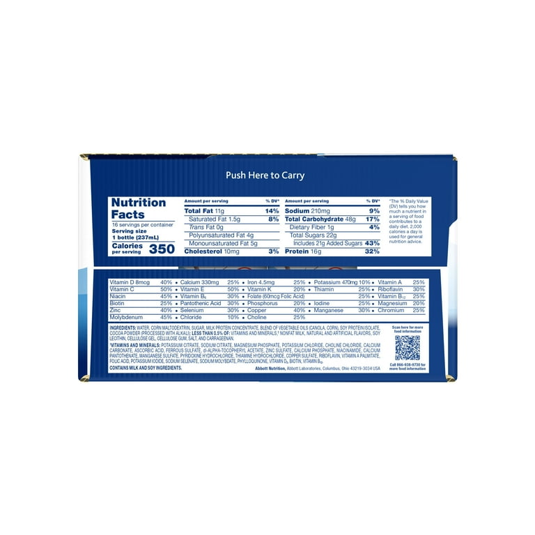 Ensure Plus Chocolate Flavored Nutritional Drink, 200ml (x15