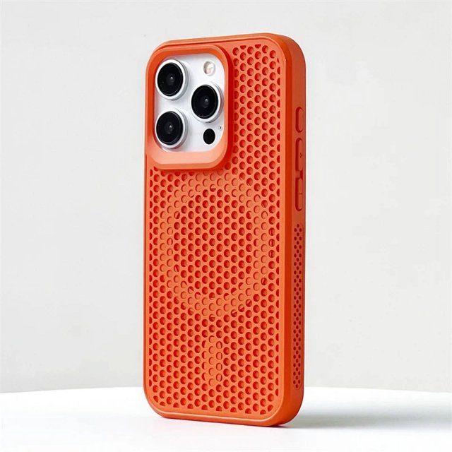 Luxury Matte Heat Dissipation Hole For Magsafe Case For iPhone 16 15 14 1312Pro Max Plus Magnetic Wireless Charge PC Hard Cover tzw