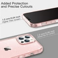 thumbnail image 4 of JETech Glitter Case for iPhone 13 Pro Max 6.7-Inch, Bling Sparkle Shockproof Phone Bumper Cover, Cute Sparkly for Women and Girls (Pink), 4 of 7