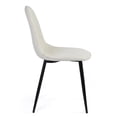 thumbnail image 2 of Pemberly Row Contemporary Set of 4 Dining Chair- Beige Fabric, 2 of 7