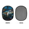 thumbnail image 2 of Naloa Ocean Coral Turtle Silicone Pot Holders, Oven Mitts Heat Resistant Hot Pads, Non Slip Pot Holder for Kitchen Baking and Cooking 9.4 x 7.5 Inches, 2 of 7