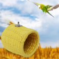 thumbnail image 3 of Lindo pájaro loro cálido nido casa colgante dormir cama juguete jaula algodón transpirable tornillo amarillo jinwen Cama Hamaca Loro, 3 of 7