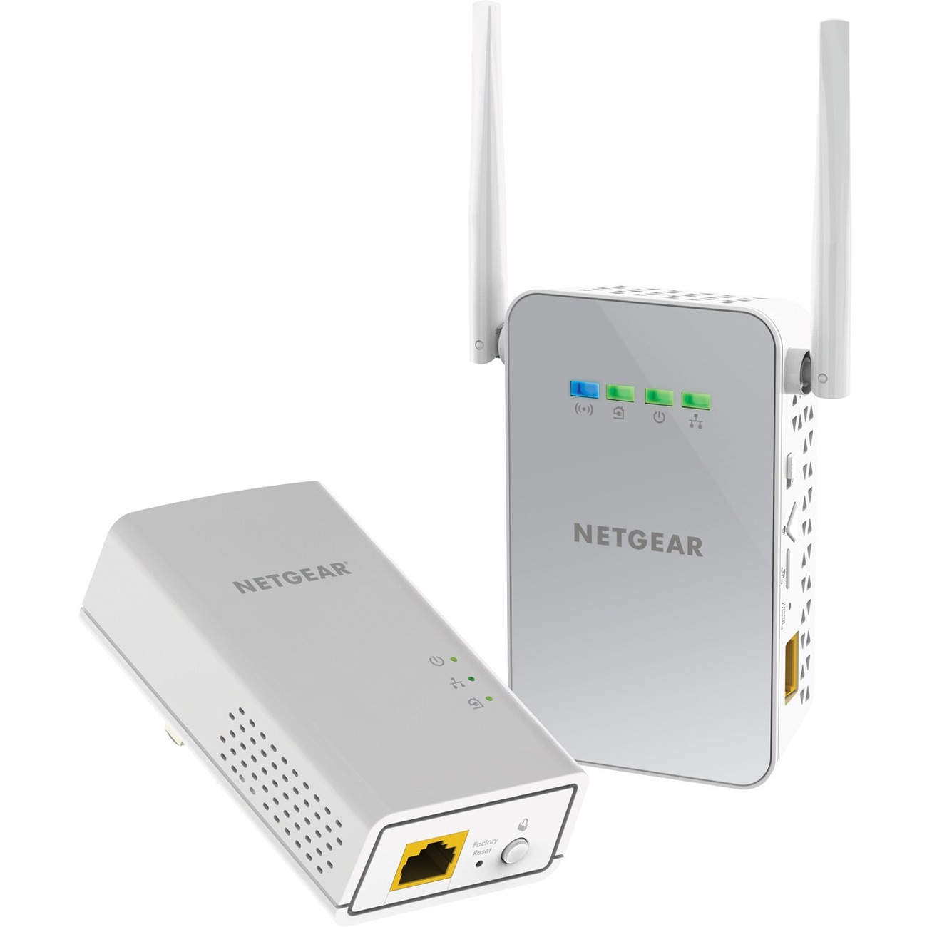 Netgear PowerLINE 1000 + WiFi 1 x Network (RJ45) 1000 Mbit/s (Refurbished)