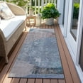 thumbnail image 6 of Addison Rugs Chantille Indoor/Outdoor Transitional Modern Blue Washable Runner Rug, 2'3" x 7'6", 6 of 6