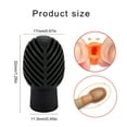 thumbnail image 3 of 4Pcs Drum Mute Silicone Drumstick Tip Drumstick Dampeners Percussion Accessory for Silencing Drumming Practice, 3 of 8