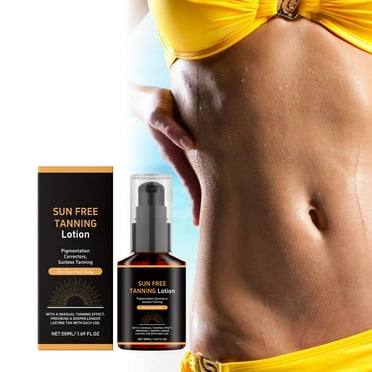 Kokovifyves Face Tanner Rapidly Self Tanning Lotion Natural Sunless Self Tanner Moisturizing Bronzing Lotion for Face and Body 50ml