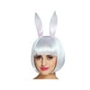 White Bunny Rabbit Womens Wig with Ears