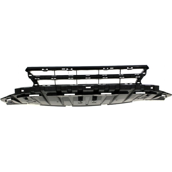 Bumper Grille Compatible With 2013-2015 Honda Civic Front, Lower Black
