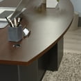 thumbnail image 5 of Sauder Via Engineered Wood Executive Desk in Classic Cherry Finish, 5 of 13