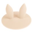 thumbnail image 2 of Cheers US Silicone Cup Lid Silicone Suction Lids with Rabbit Ears Little Bowl Lids Cute Bunny Shaped Mug Covers to Keep Dusts Bugs out of Your Coffee & Tea (Bunny), 2 of 7