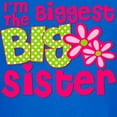thumbnail image 3 of CafePress - Biggest Sister Pink Green2 T Shirt - Dark T-Shirt Kids XS-XL, 3 of 4