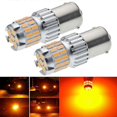thumbnail image 1 of 2 x 1156 Amber 7506 P21W LED Bulbs BA15S Yellow Front Rear Turn Signal Lights, 1 of 5