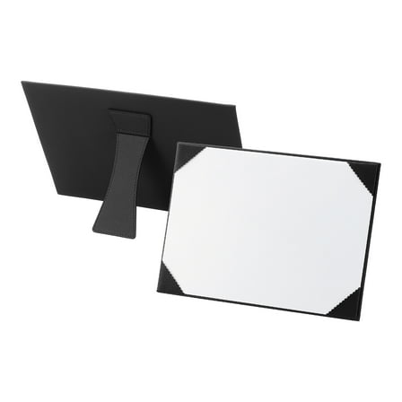 8.5x11 Certificate Holder with Stand, Single-Sided Document Holders Horizontal for Award Diploma Graduation Achievement Business License, Black