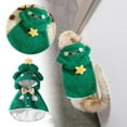 thumbnail image 1 of Costumes de Vacances Design Renne Chaud Capes Tissu Polyester Pompons Colorés Décor Brillant Bretelles Réglables pour Anniversaire Danse Fête Photo Festivals d'Hiver Chats Chiens Lapins, 1 of 8