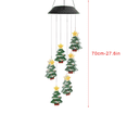 thumbnail image 2 of SHIMELE LED Colorful Christmas Wind Chime Lights Waterproof Outdoor Garden Decor Automatic On/Off Function for Patios and Courtyards, 2 of 6