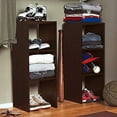 thumbnail image 4 of ClosetMaid 8956 Stackable 31-Inch Vertical Organizer, Espresso, 4 of 4