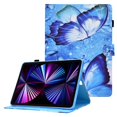 thumbnail image 1 of KAIYANG Para iPad Pro 11 (2022) / (2021) / (2020) / (2018) / Air 11 (2024) / Air (2020) / Air (2022) Patrón Mariposa Multicolor, 1 of 5