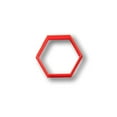 thumbnail image 1 of Hexagon Cookie Cutter (4 Inch)- Fast Shipping - Sharp Edges - Exceptional Quality, 1 of 4