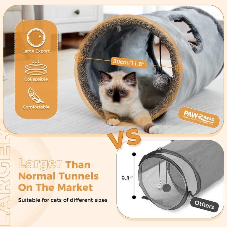 Pawz Road Collapsible Cat Tunnel Play Toy photo 6