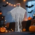 thumbnail image 5 of Motion-Activated Glowing Skeleton Decoration with Eerie Sounds - Hanging Light-Up Halloween Prop for Indoor/Outdoor Haunted Yard, Party (80x65cm, Color as Shown), 5 of 6